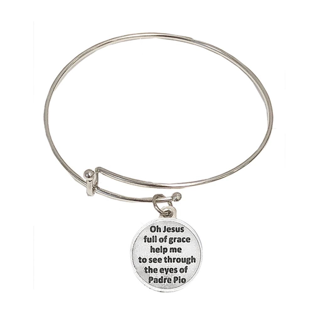 Padre Pio Bangle Bracelet