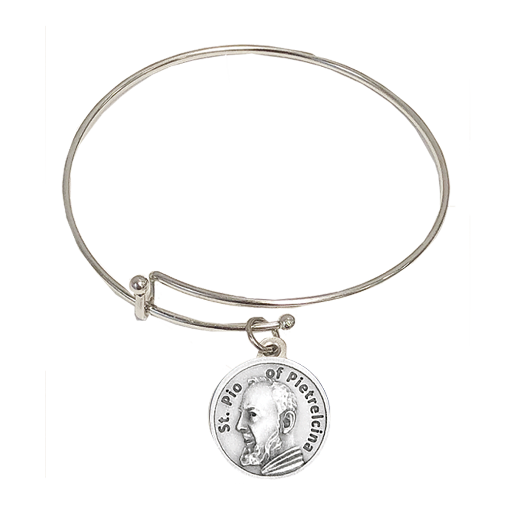 Padre Pio Bangle Bracelet