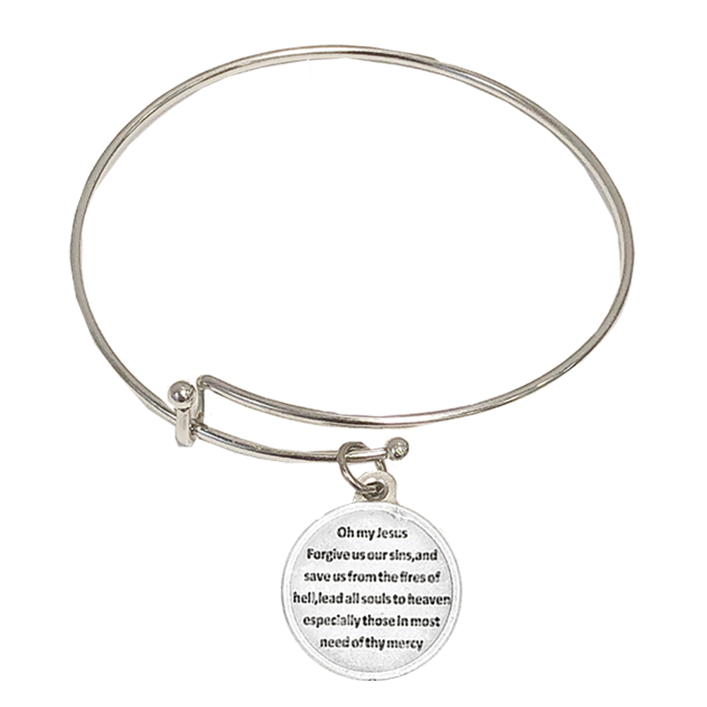 Lady of Fatima Bangle Bracelet