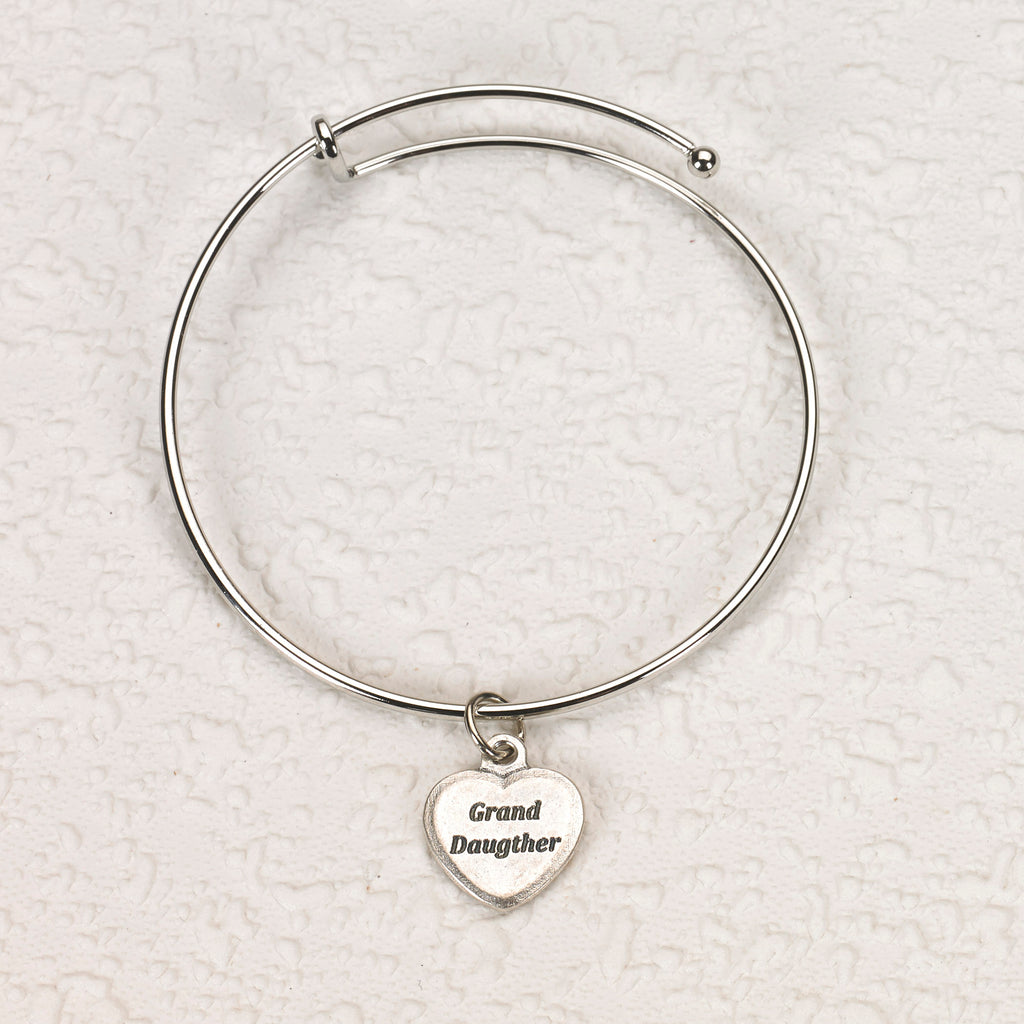 Grand Daughter Charm Bangle Bracelet