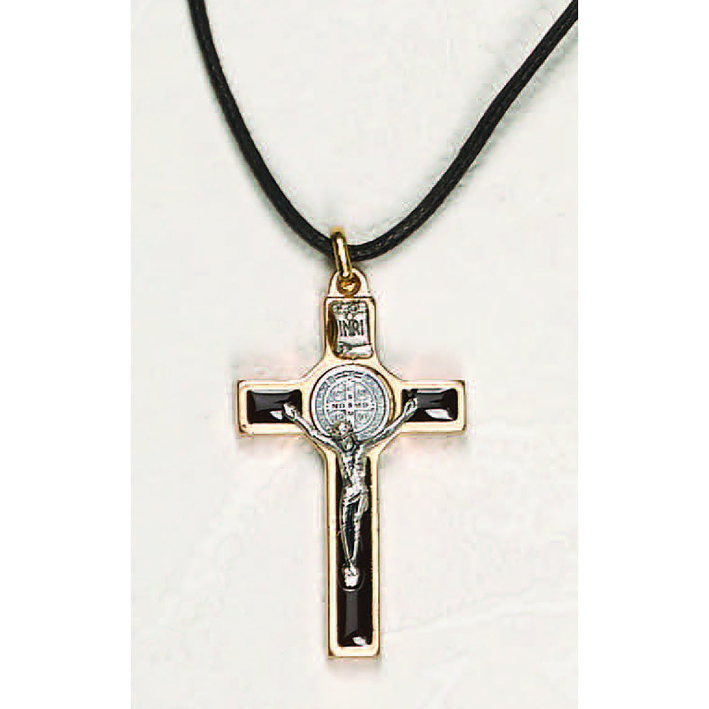 Saint Benedict Enameled Cross - 6 Options