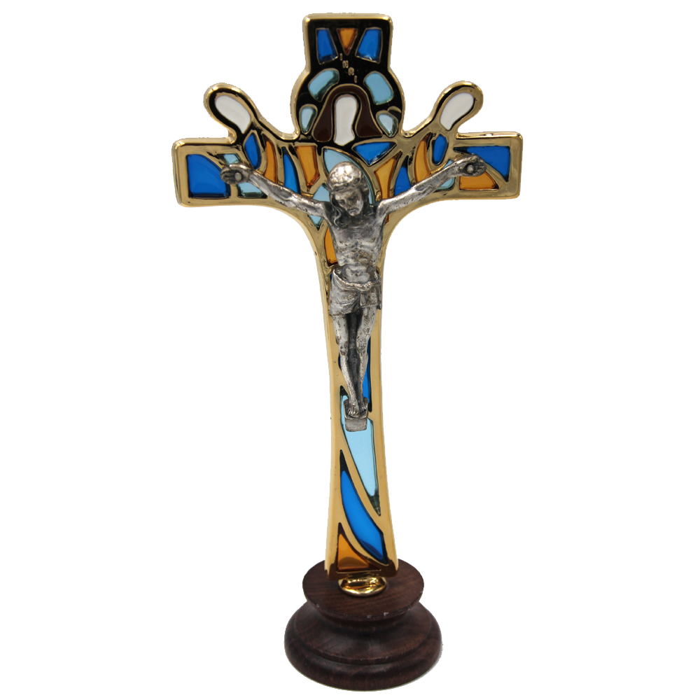 God the Father Two tone Standing Crucifix