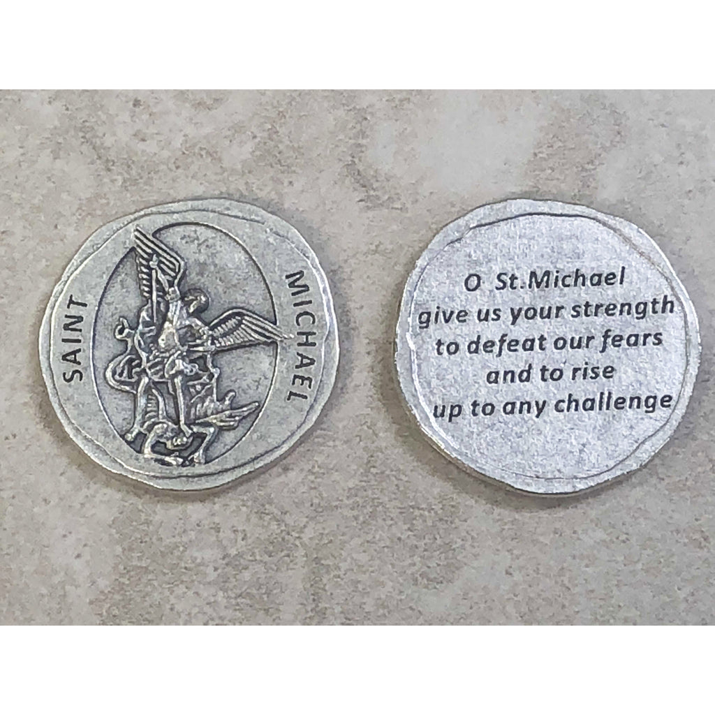 Forged in Stone St. Michael Token