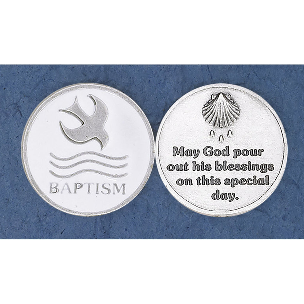 Enameled Token - Baptism - Pack of 25