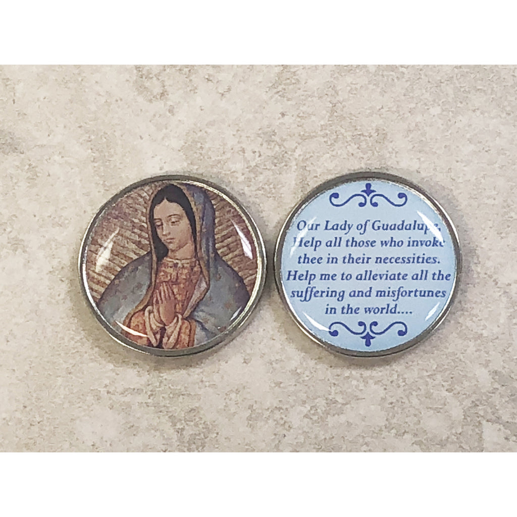 Lady of Guadalupe Epoxy Pocket Tokens