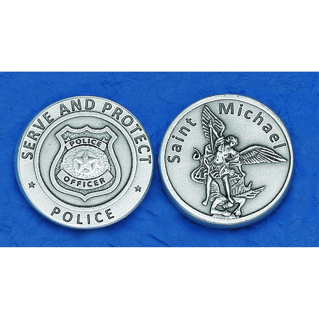 Italian Token - Saint Michael - Serve and Protect - Police - Pack of 25