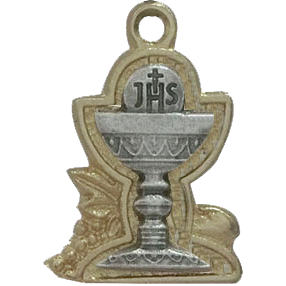 1/2 Inch Chalice Bicolor Medal