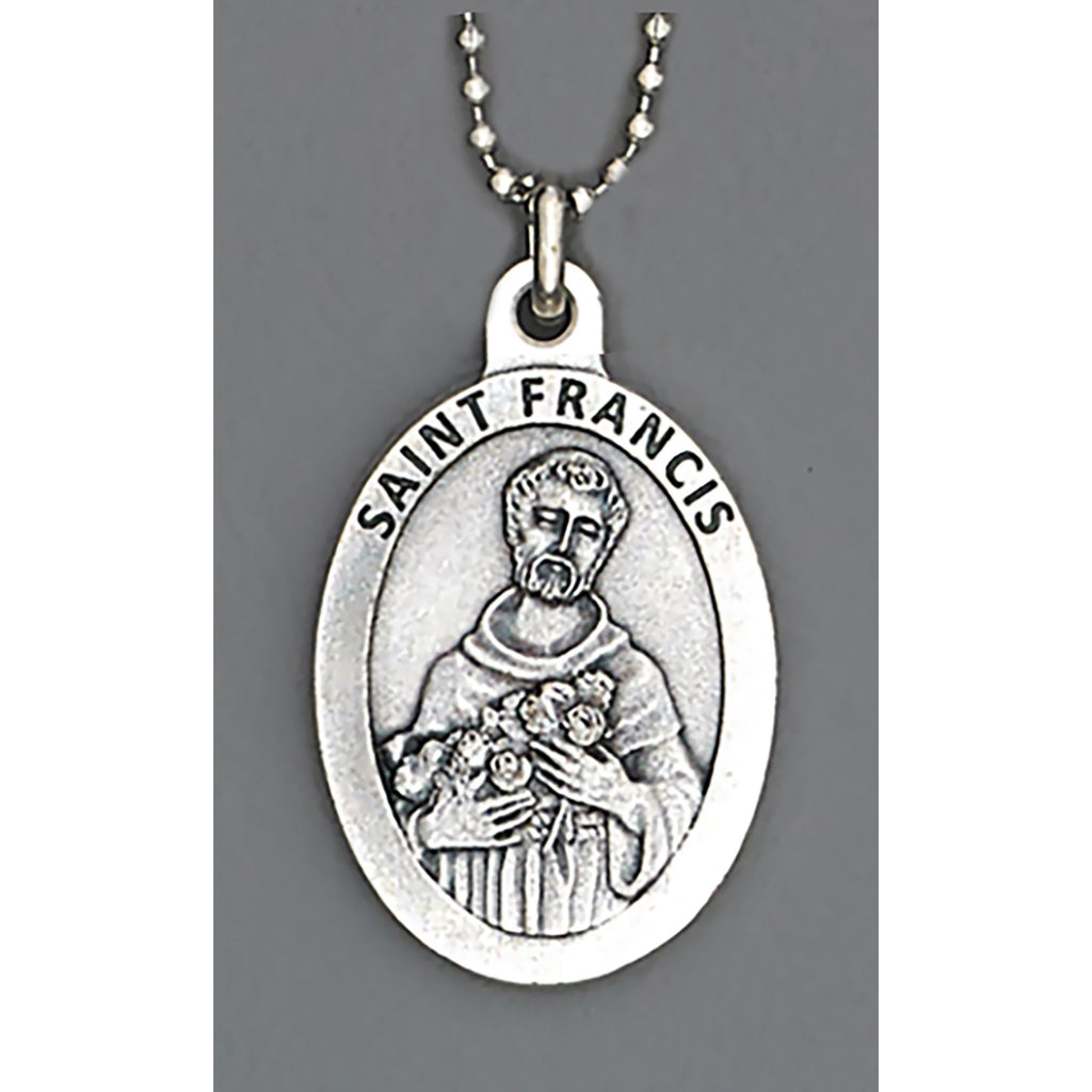 1-1/2 inch with 8 inch ball chain - St. Francis