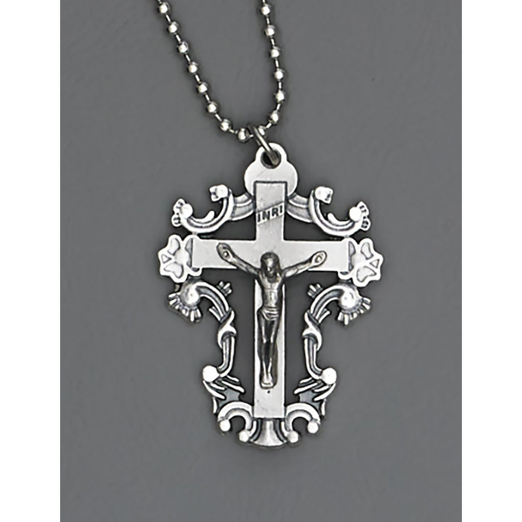 Auto Crosses - 1-1/2 INCH With 8 Inch Ball Chain - Decorative Crucifix
