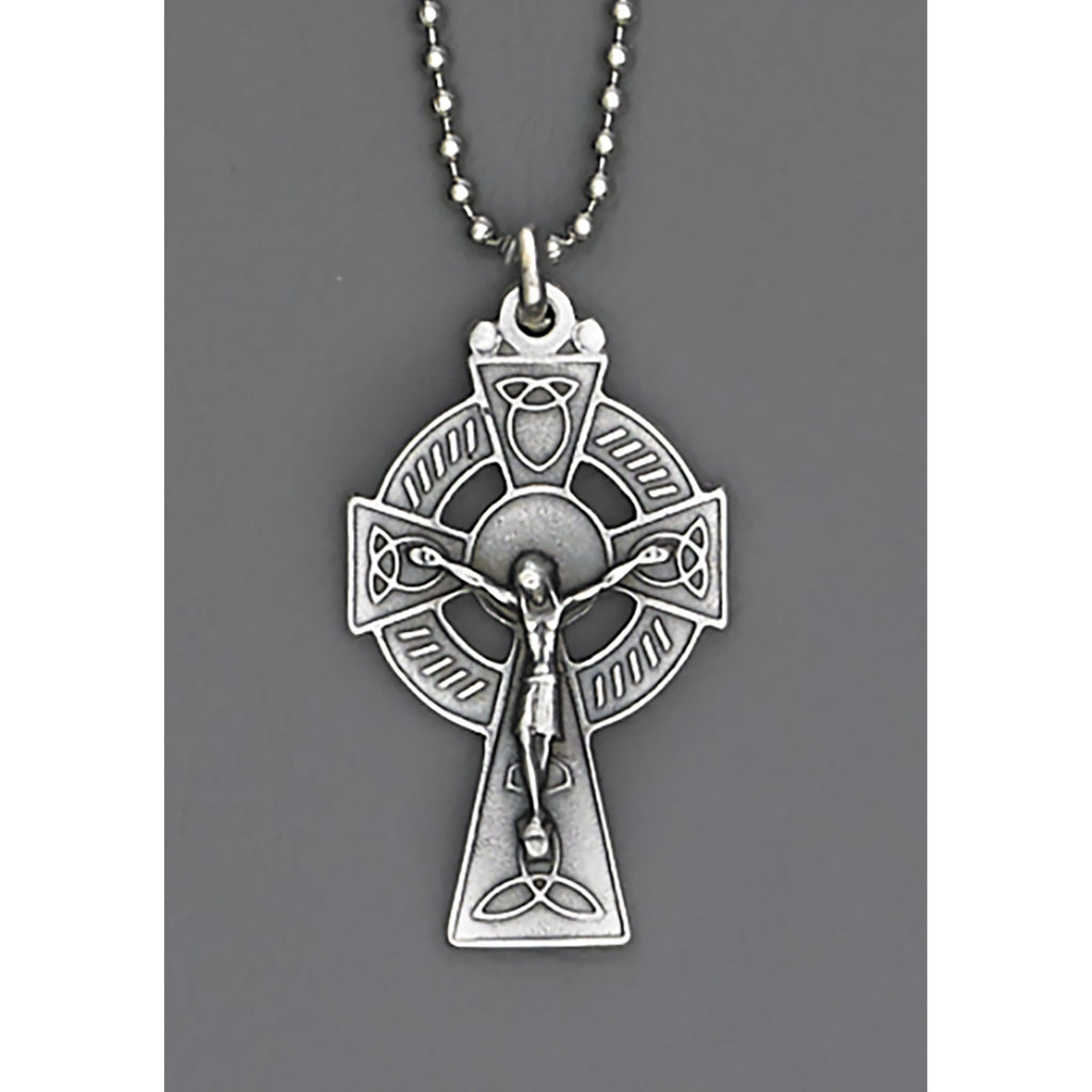 Auto Crosses - 1-1/2 INCH With 8 Inch Ball Chain - Celtic Cross
