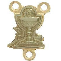 Gold Tone 3/4 Inch Chalice Rosary Center