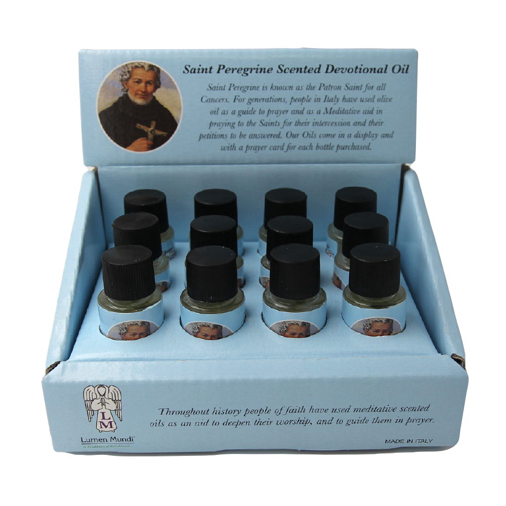 Saint Peregrine Devotional Oil, Lily of the Valley Scent