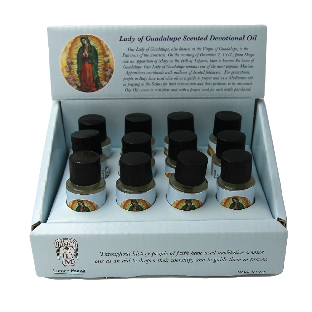 Lady of Guadalupe Devotional Oil, Rose of Sharon Scent