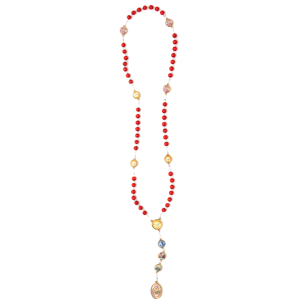 7 Gifts of the Holy Spirit Red Confirmation Chaplet