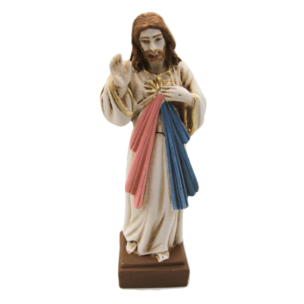 Color Divine Mercy Resin Statue