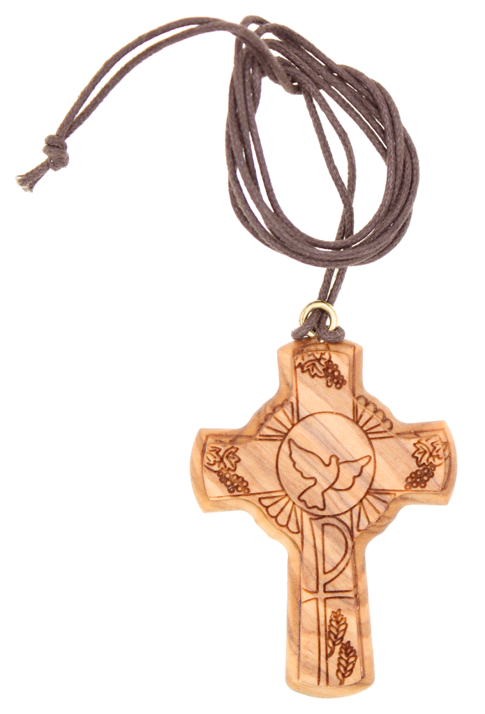 Olive Wood Confirmation Cross