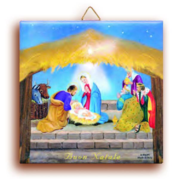 Nativity Terracotta Wall Tile