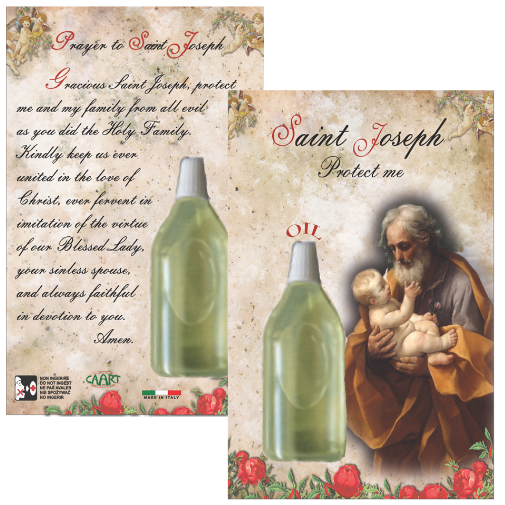 St. Joseph Holy Oil Prayer Card