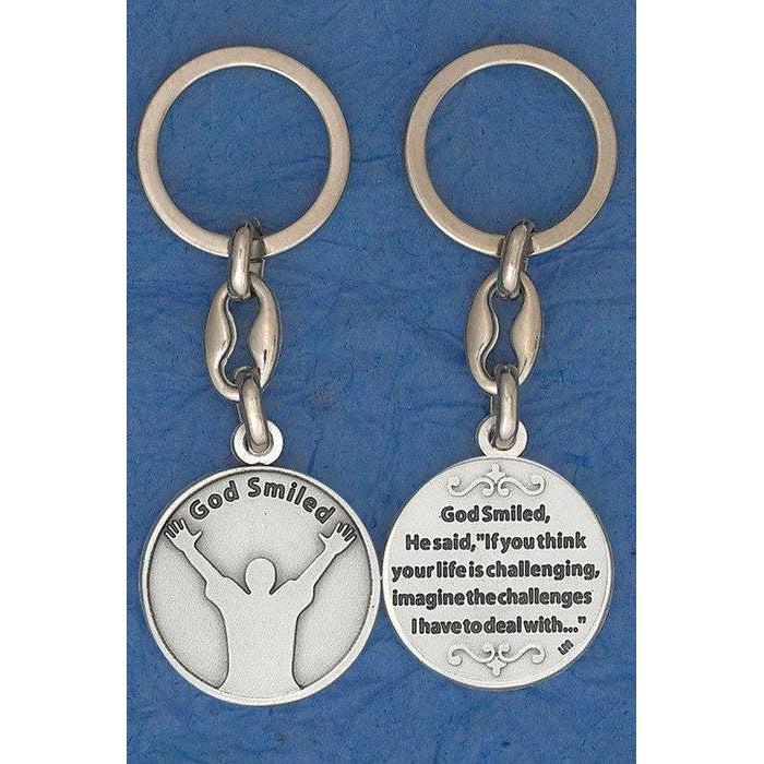 God Smiled Token Keyring - Pack of 6