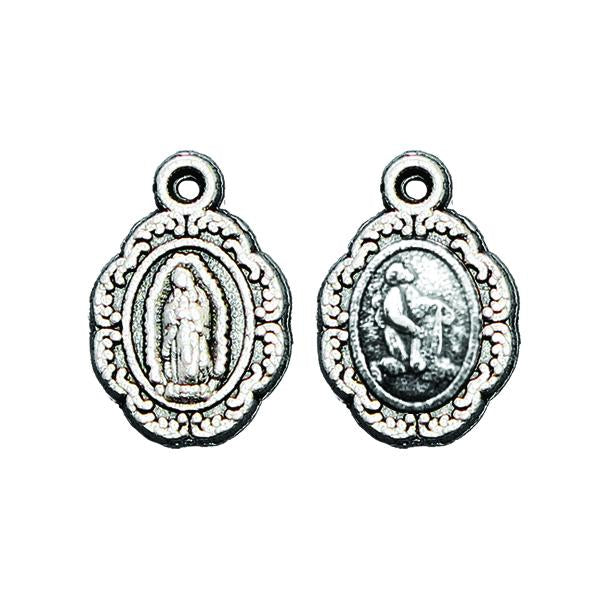 Silver-tone Bracelet Medal - Guadalupe