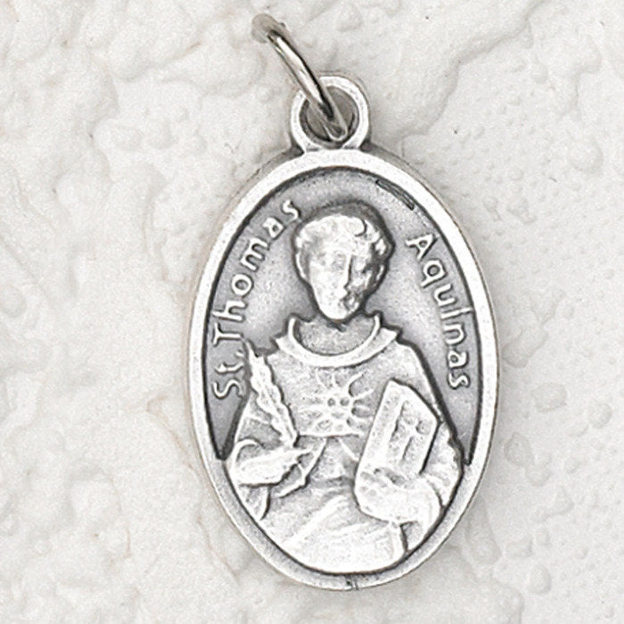 St. Thomas Aquinas Pray for Us Medal - 4 Options