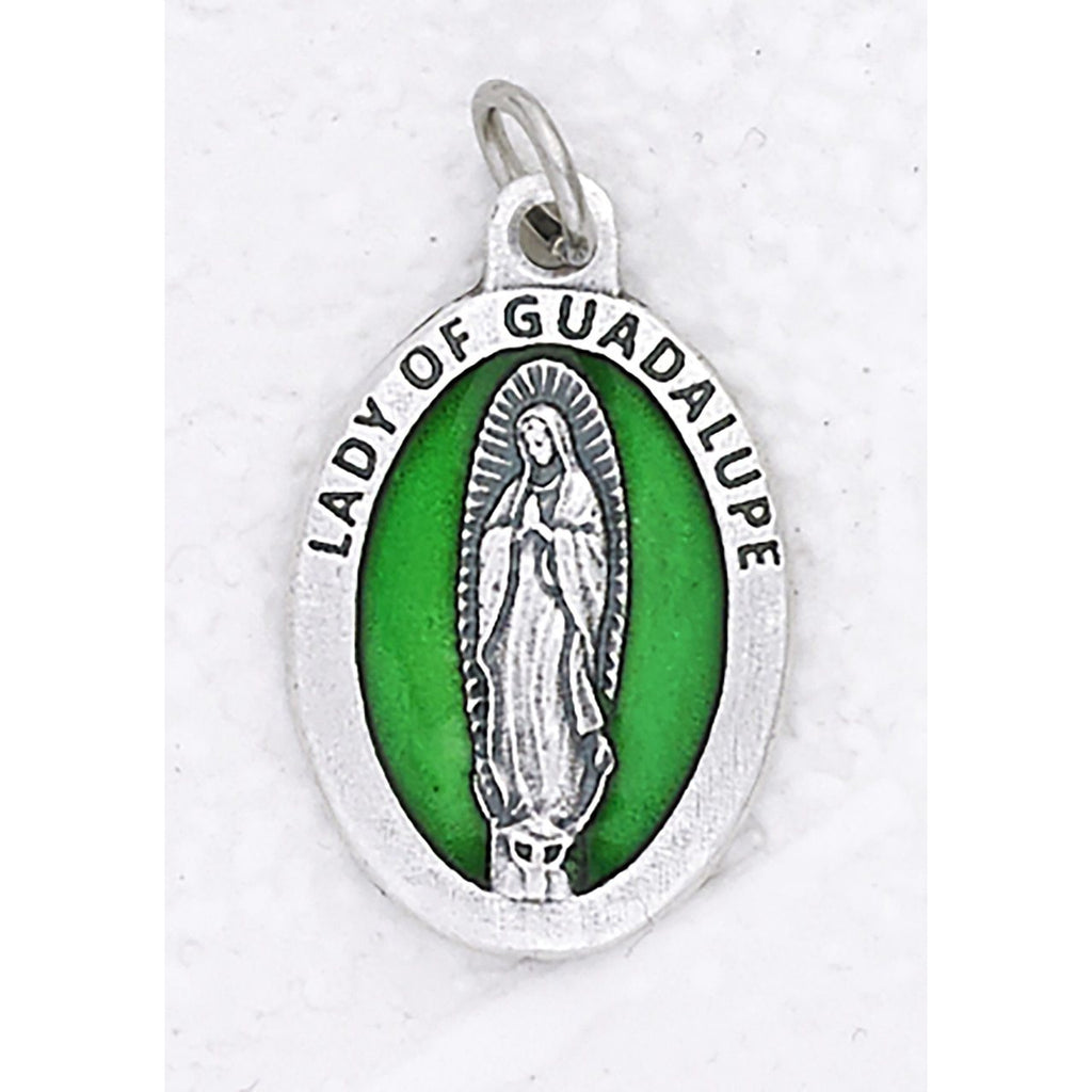 Lady of Guadalupe Premium 1 Inch Enameled Medal - 4 Options