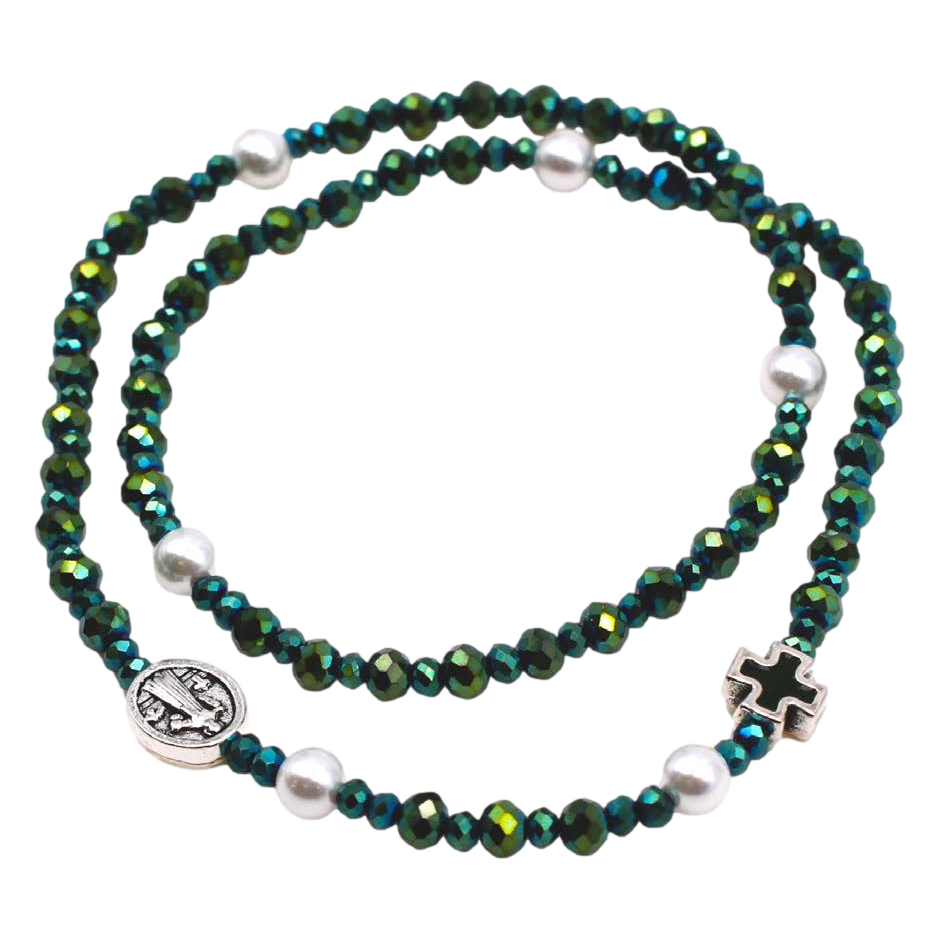 Green Stretch Bracelet