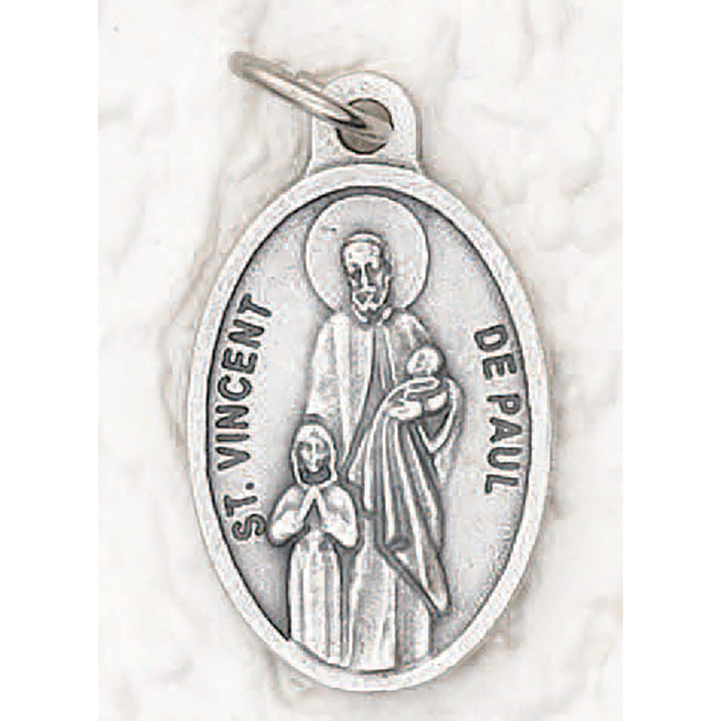 Saint Vincent De Paul Pray for us Medal - 4 Options