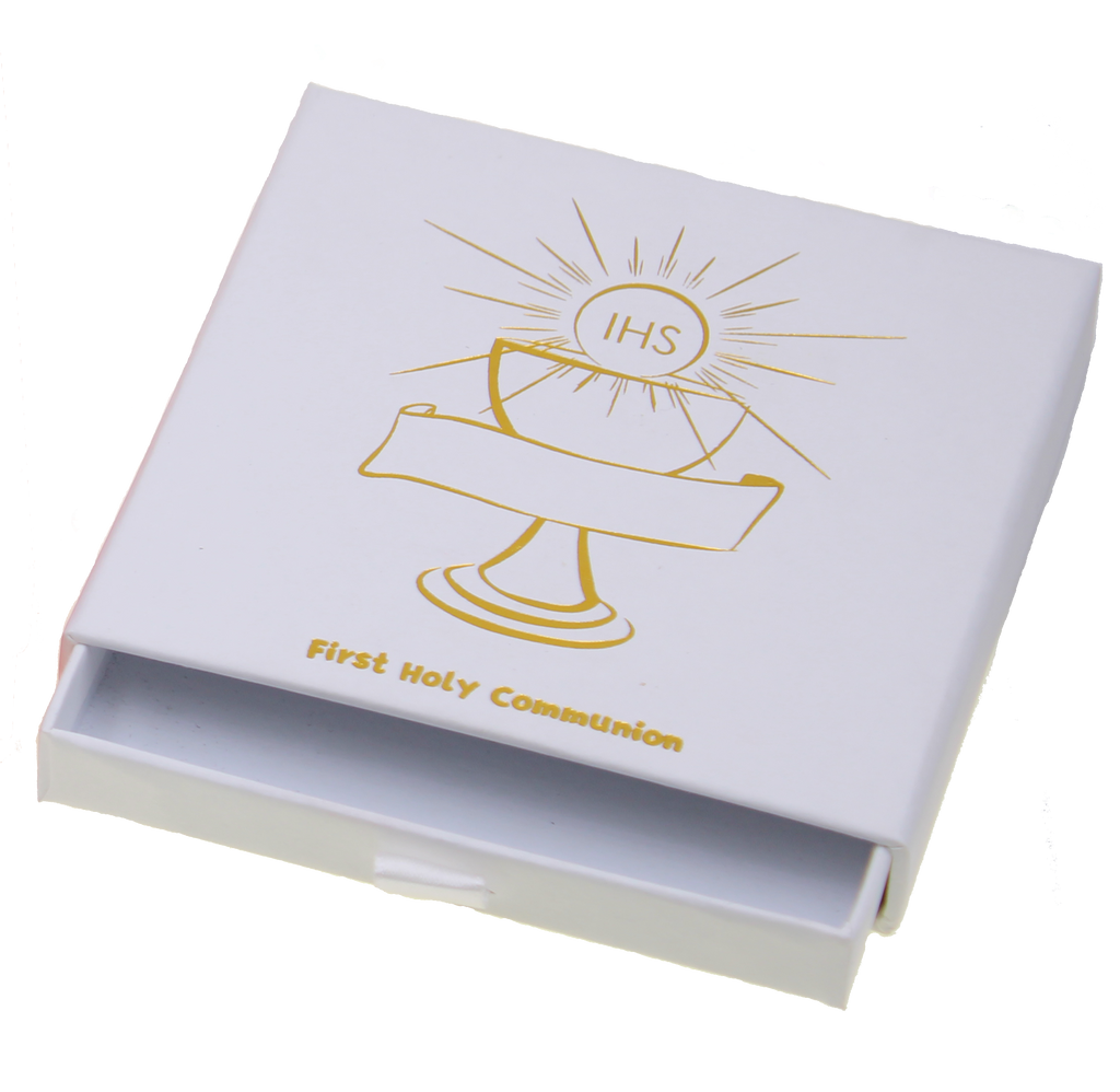 Communion box with drawer, white – Lumen Mundi