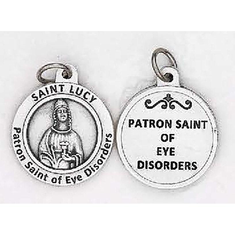 Healing Saint - St Lucy Medal - 4 Options