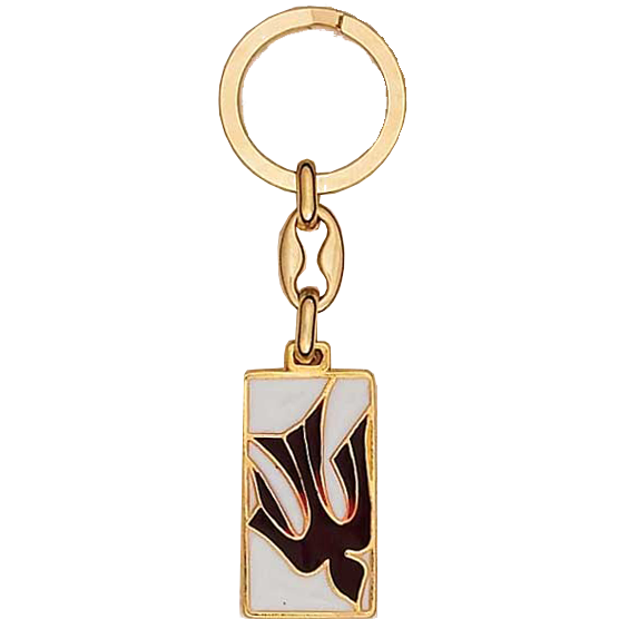 Holy Spirit "Stained Glass" Key Chain - Pack of 6