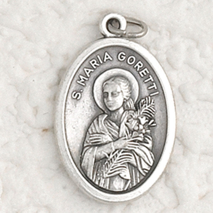 St. Maria Goretti Pray for Us Medal - 4 Options