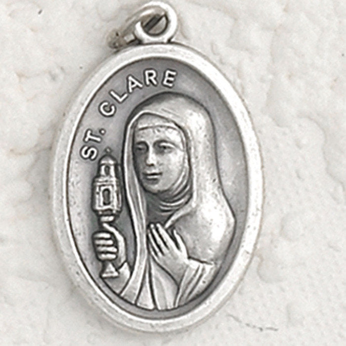 St Clare Pray for Us Medal - 4 Options