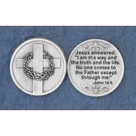Christ Token Christian Token - Jesus Answered - Cross with Thorns – Lumen Mundi