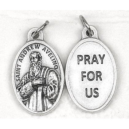 Saint Andrew Avellino Pray for Us Medal - 4 Options