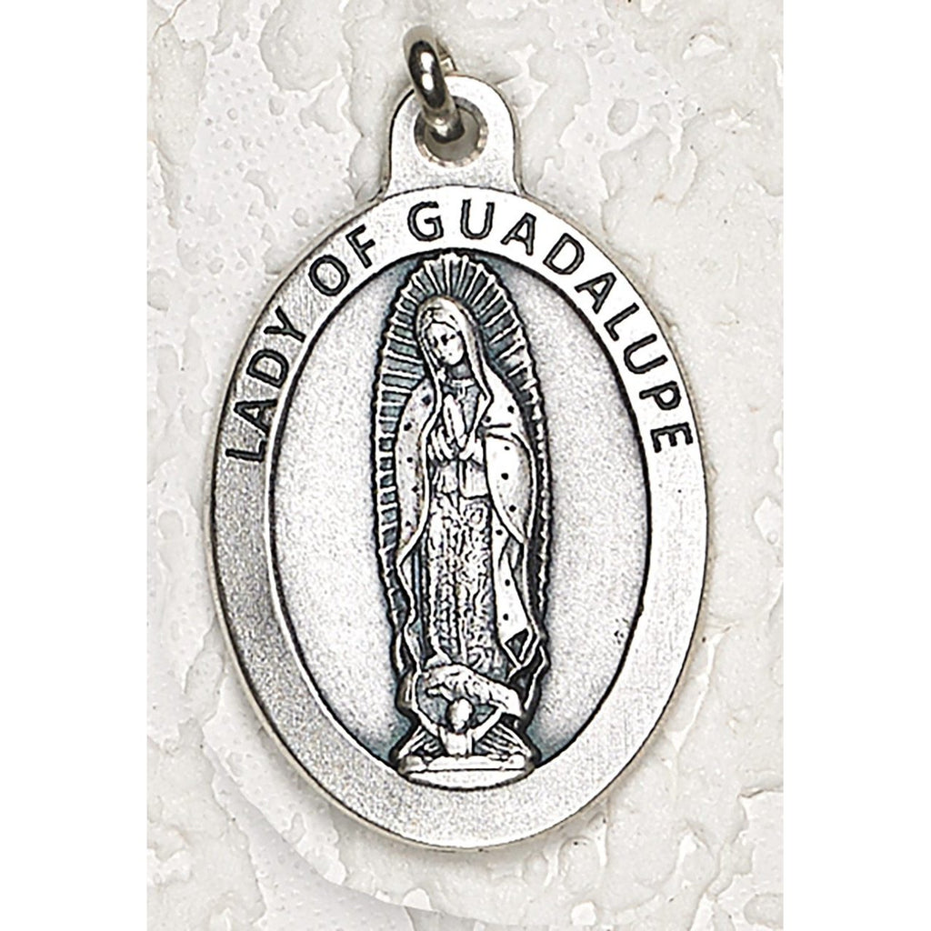 Lady of Guadalupe Double Sided Medal - 1-1/2 Inch - 4 Options