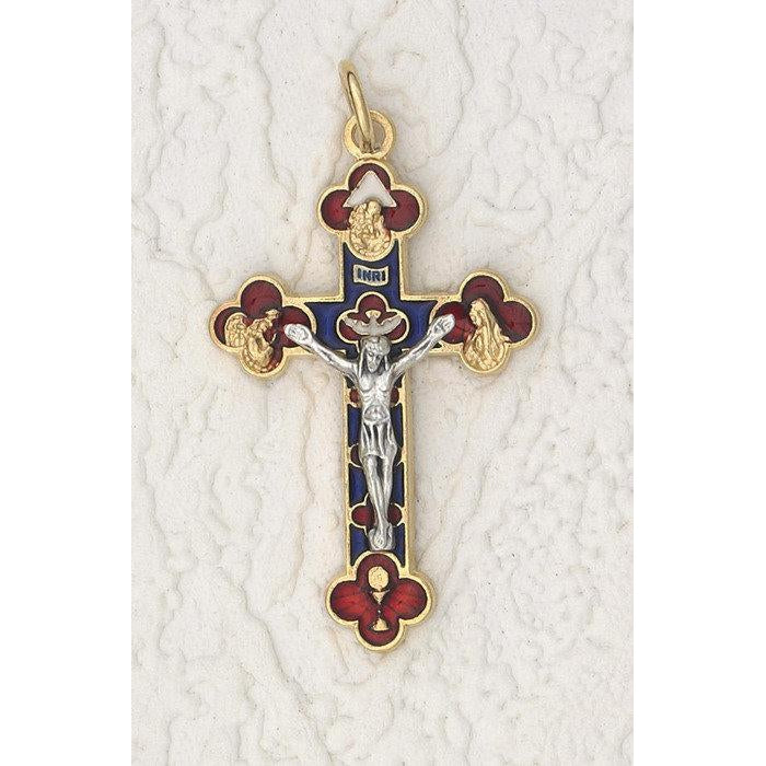 Enameled Trinity Cross - 4 Options