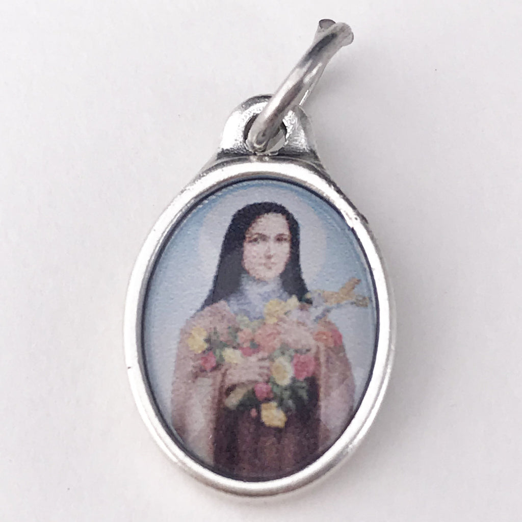 Saint Therese Epoxy Bracelet Medal - Pack of 25