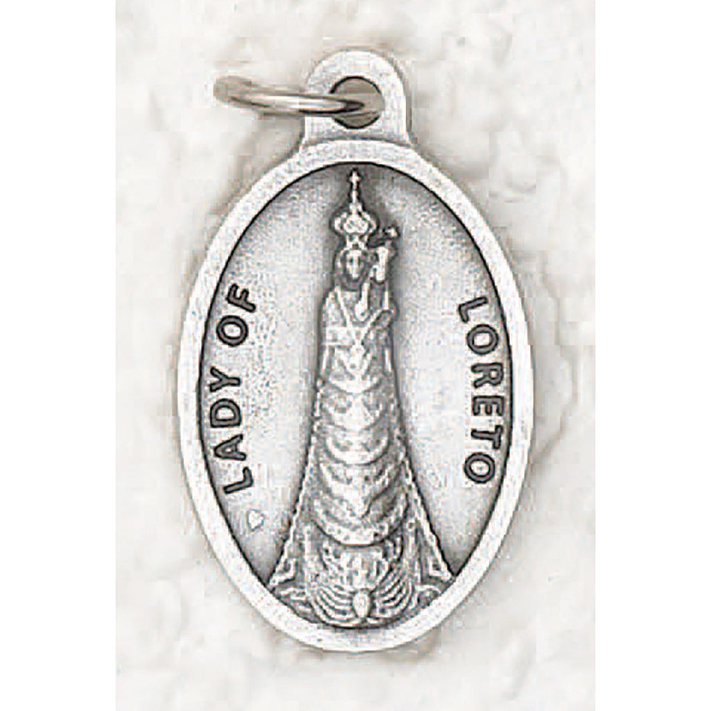 Lady of Loreto Pray for Us Medal - 4 Options