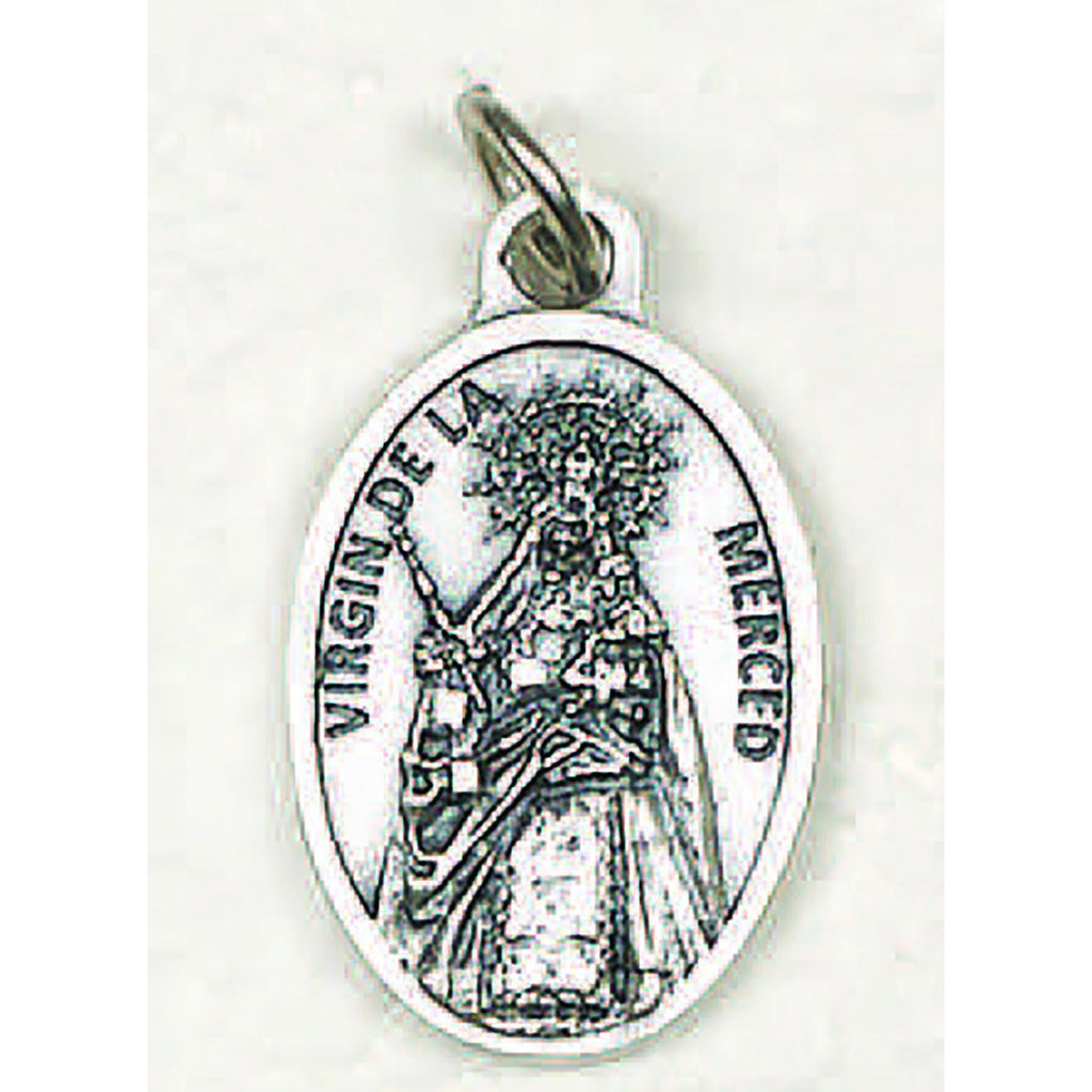 Virgin de la Merced Pray for Us Medal - 4 Options