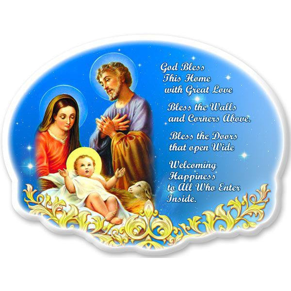 Holy Family House Blessing Wall Plaque