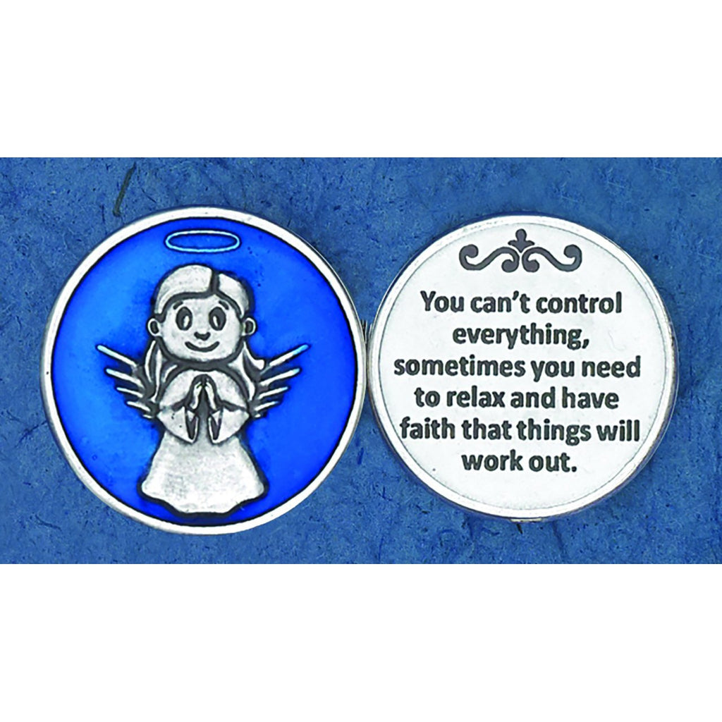 Enameled Token - You Can't Control Everything - Pack of 25