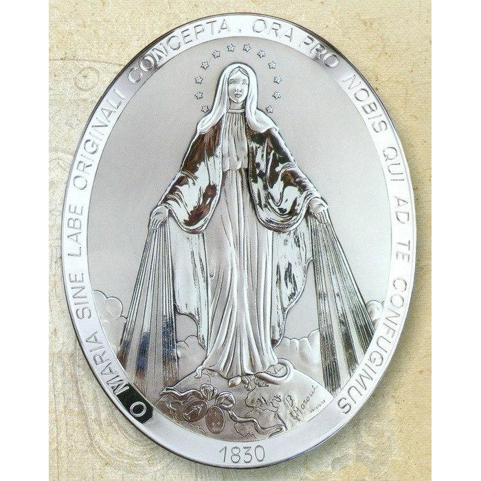8 Inch Miraculous Medal - Oval