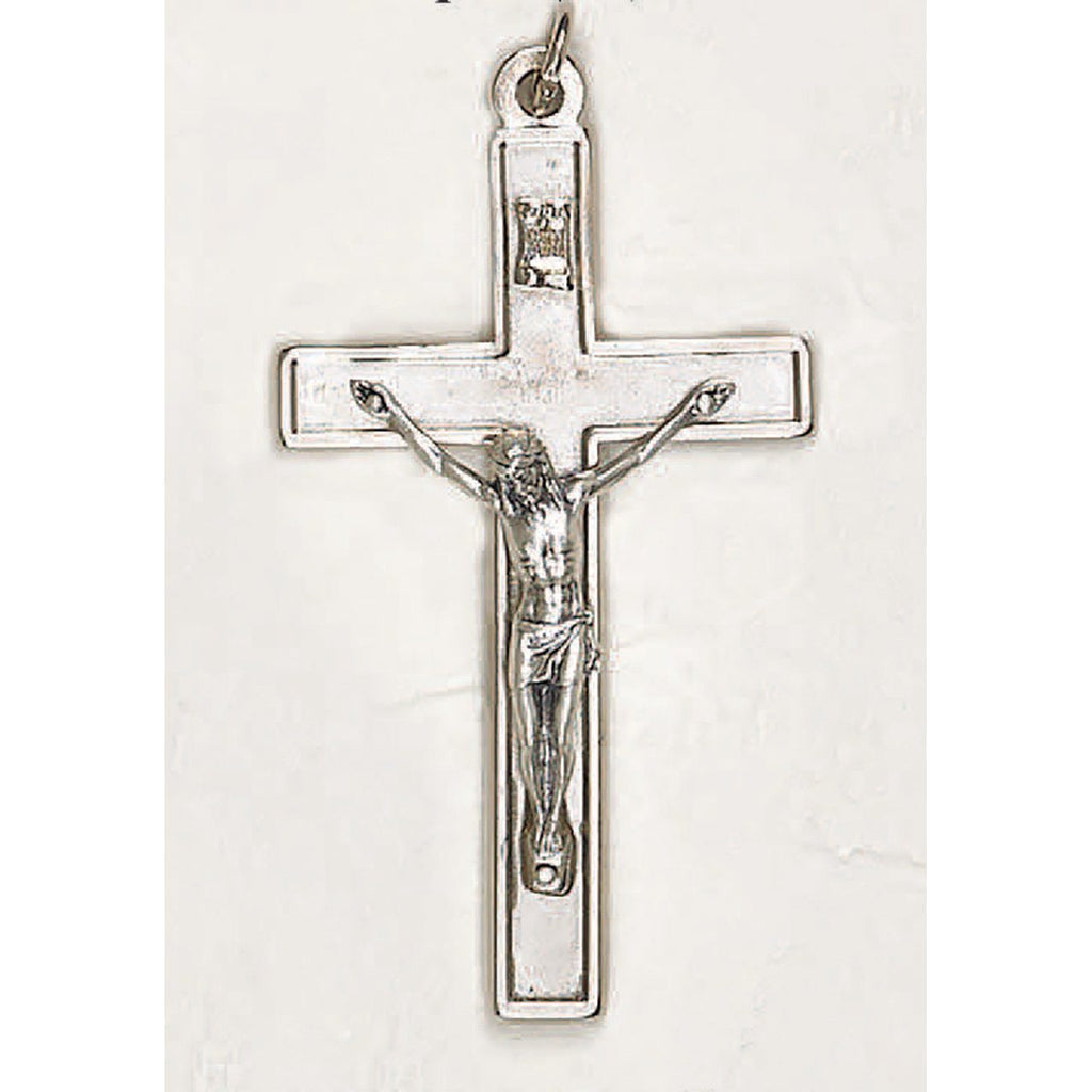 Silver Tone Crucifix with Silver Tone Corpus