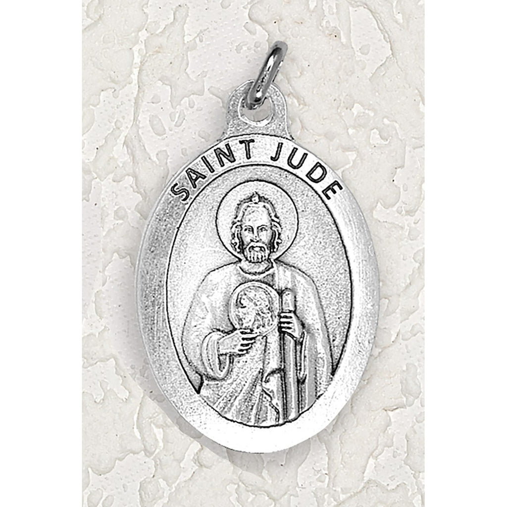 Saint Jude Double Sided Medal - 1-1/2 Inch - 4 Options