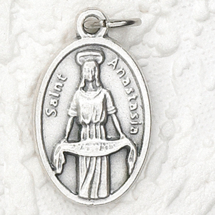 St. Anastasia Pray for Us Medal - 4 Options