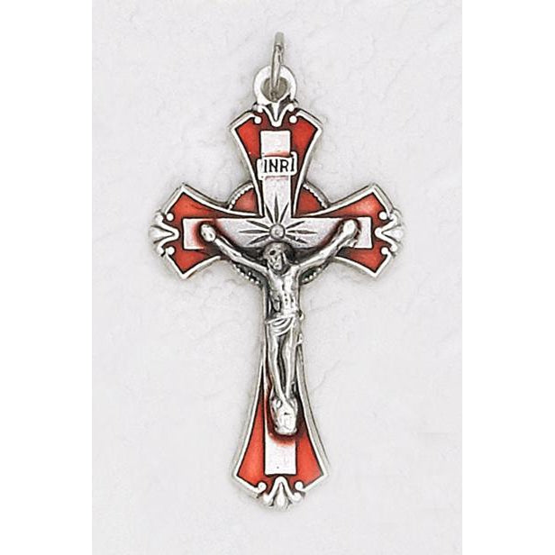 Classic Cross Silver Tone and Enamel - 32 Options