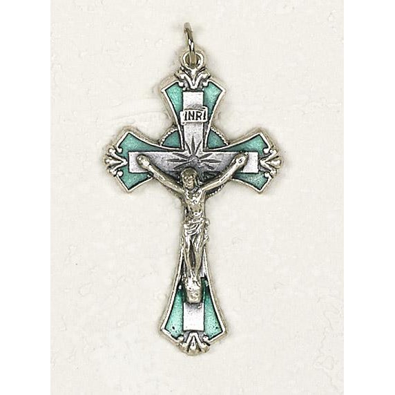 Classic Cross Silver Tone and Enamel - 32 Options