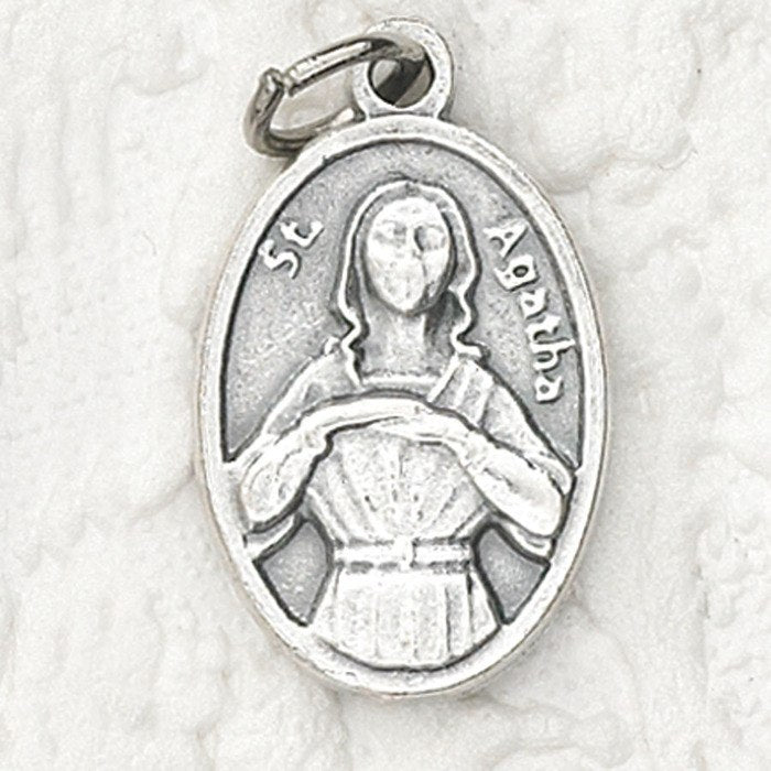 St. Agatha Pray for Us Medal - 4 Options