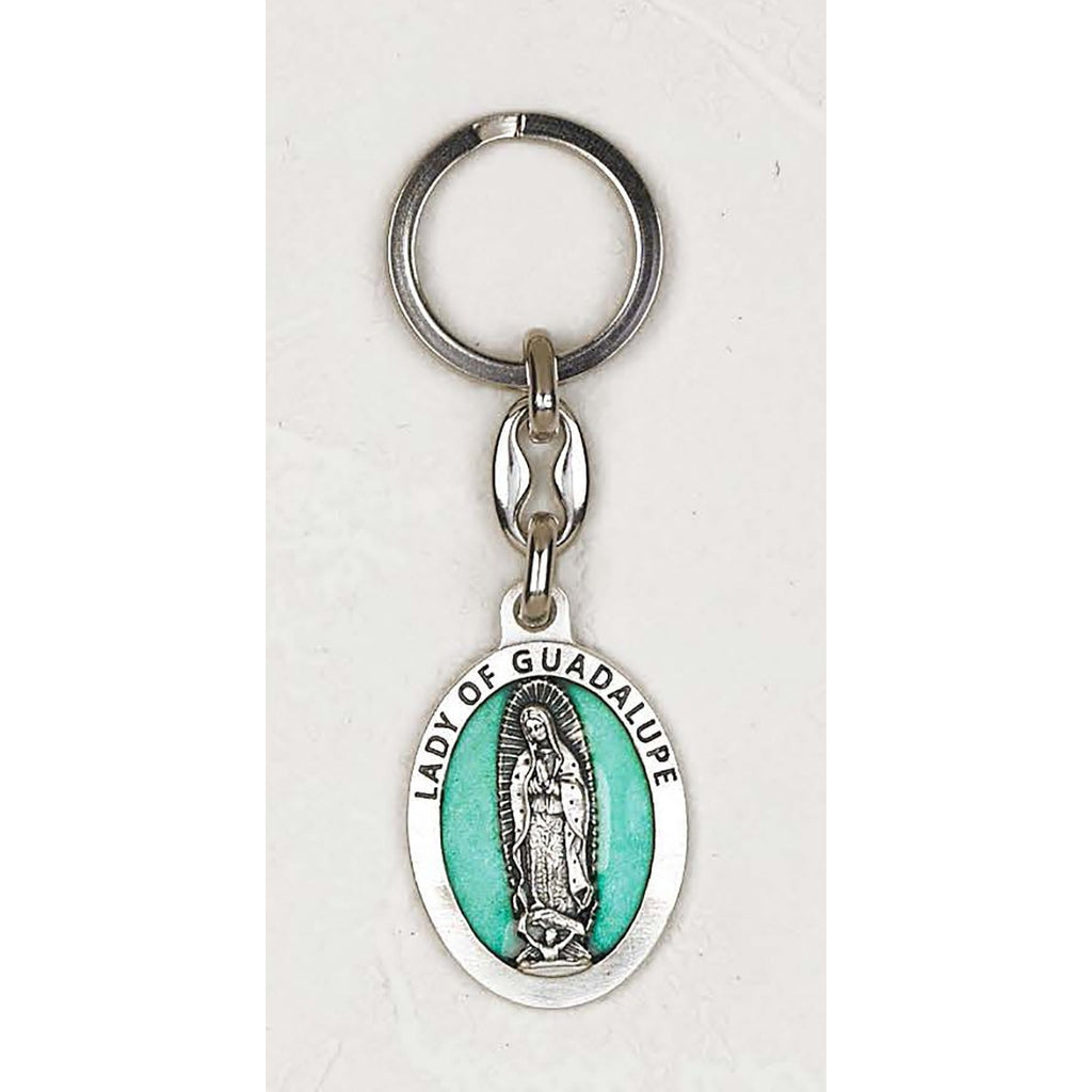Our Lady of Guadalupe Oval Enameled Key Chain - Pack of 6